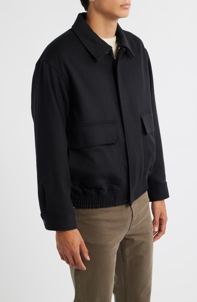 FRAME Virgin Wool & Cashmere Jacket, Alternate, color, Black