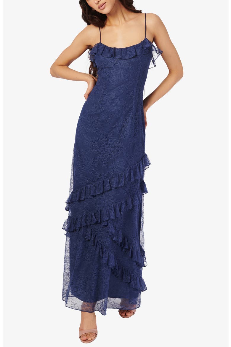 Eluisa Lace Gown, Alternate, color, HARBOR
