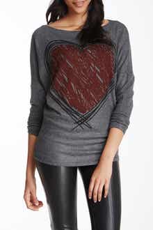 GO COUTURE Boatneck Dolman Sweater