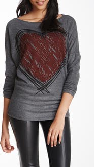 GO COUTURE Boatneck Dolman Sweater