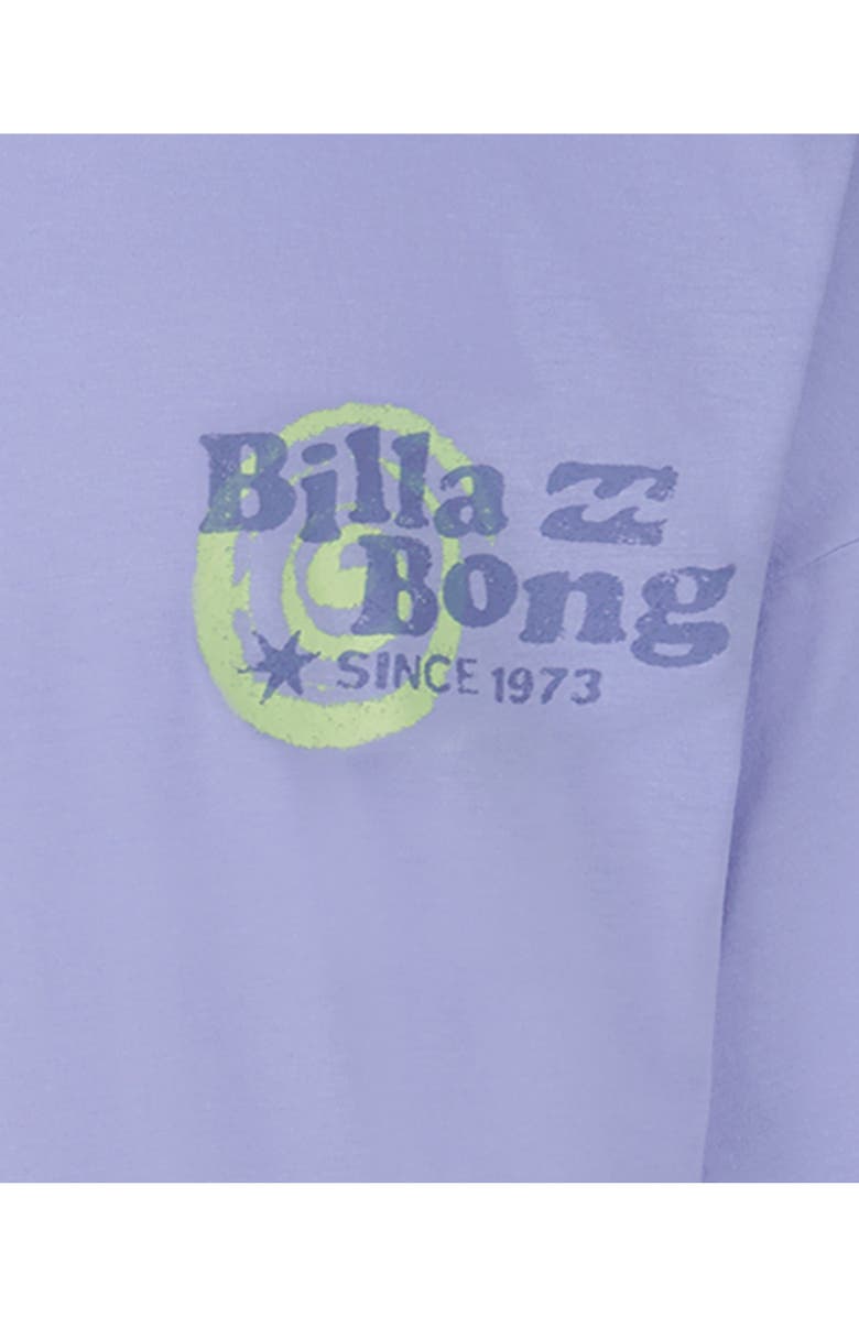 Billabong Kids' Sound Oversize Cotton Graphic T-Shirt, Alternate, color, Baby Lavender