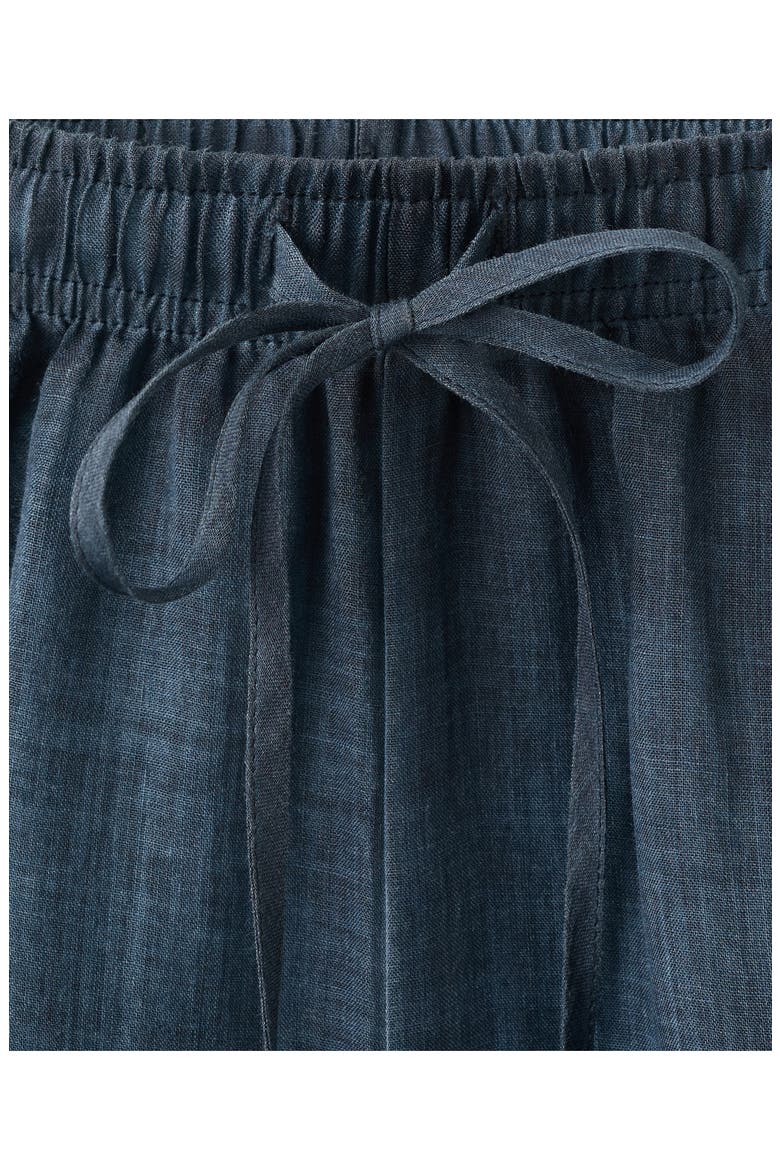 Ramie Pajama Pants, Alternate, color, INK BLUE