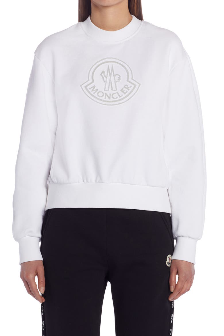 Logo Graphic Sweatshirt, Main, color, WHITE
