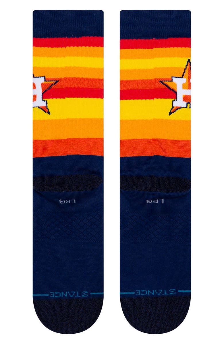 Stance Houston Astros Crew Socks, Main, color, 