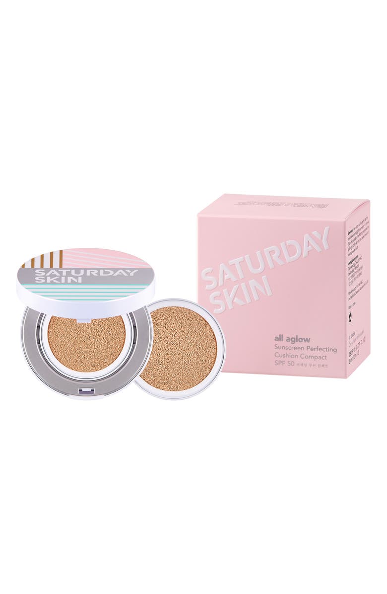Saturday Skin All Aglow Sunscreen Perfection Cushion Compact SPF 50, Alternate, color, 