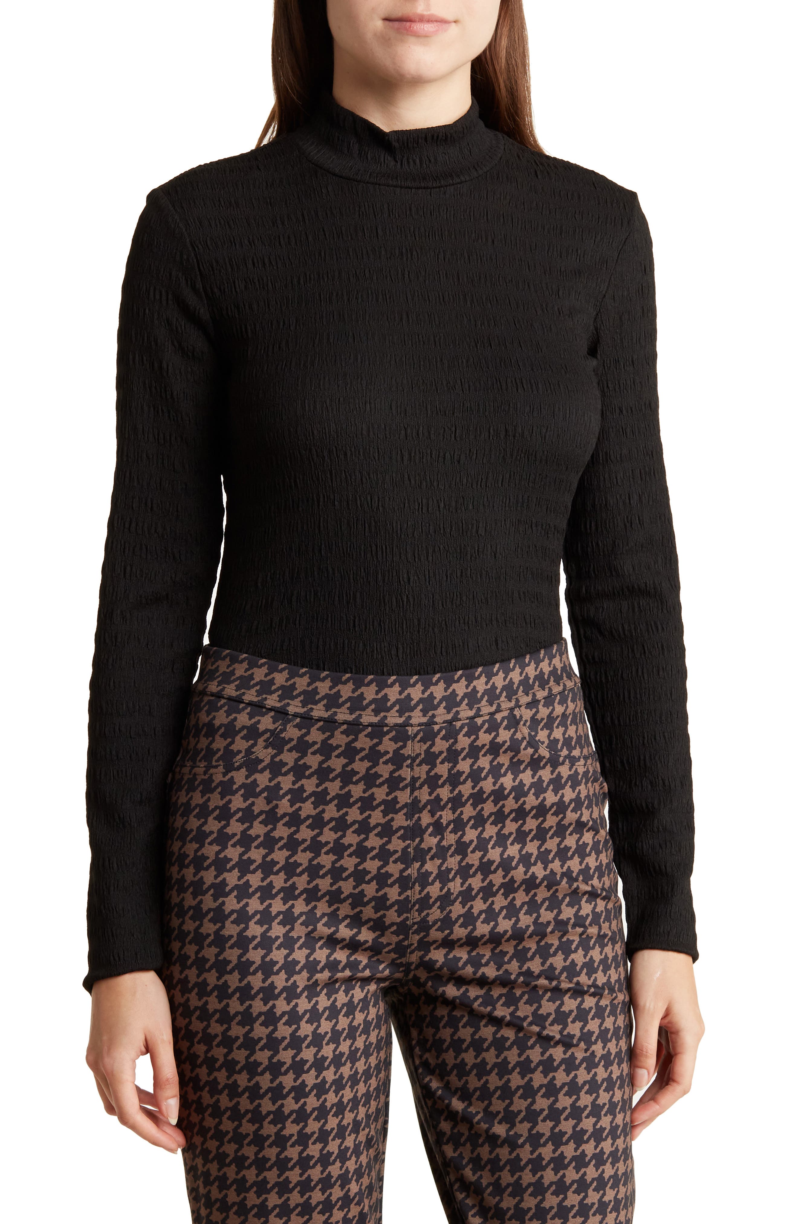 Sanctuary Day Dream Mock Neck Long Sleeve Top