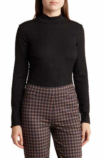 Sanctuary Day Dream Mock Neck Long Sleeve Top