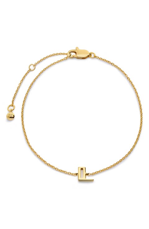 Initial Chain Bracelet
