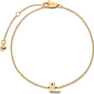 Monica Vinader Initial Chain Bracelet
