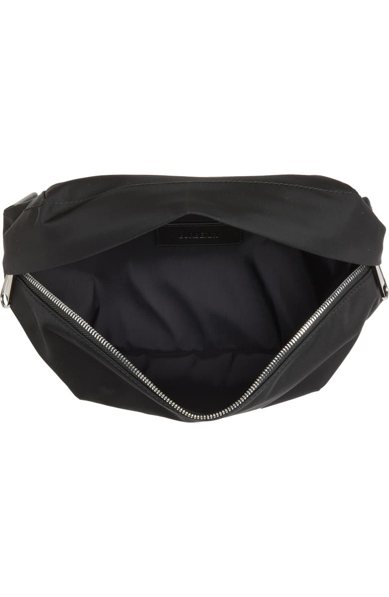 Burberry Sonny Belt Bag, Alternate, color, Black