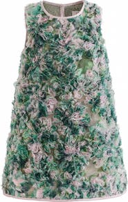 Tulleen Sylvie Floral Textured Dress