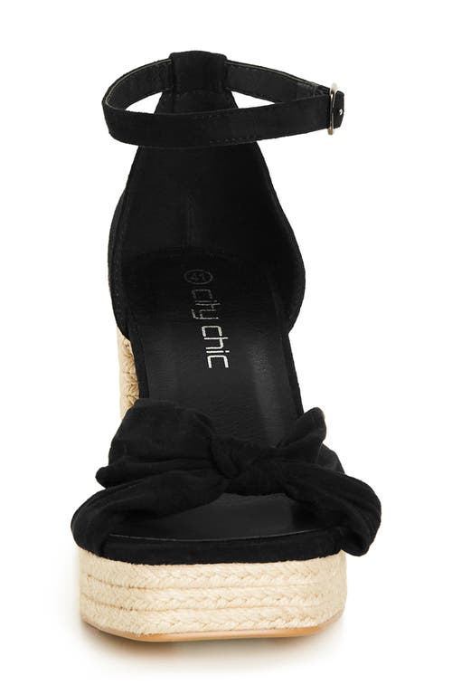 City Chic Oakley Platform Espadrille Sandal