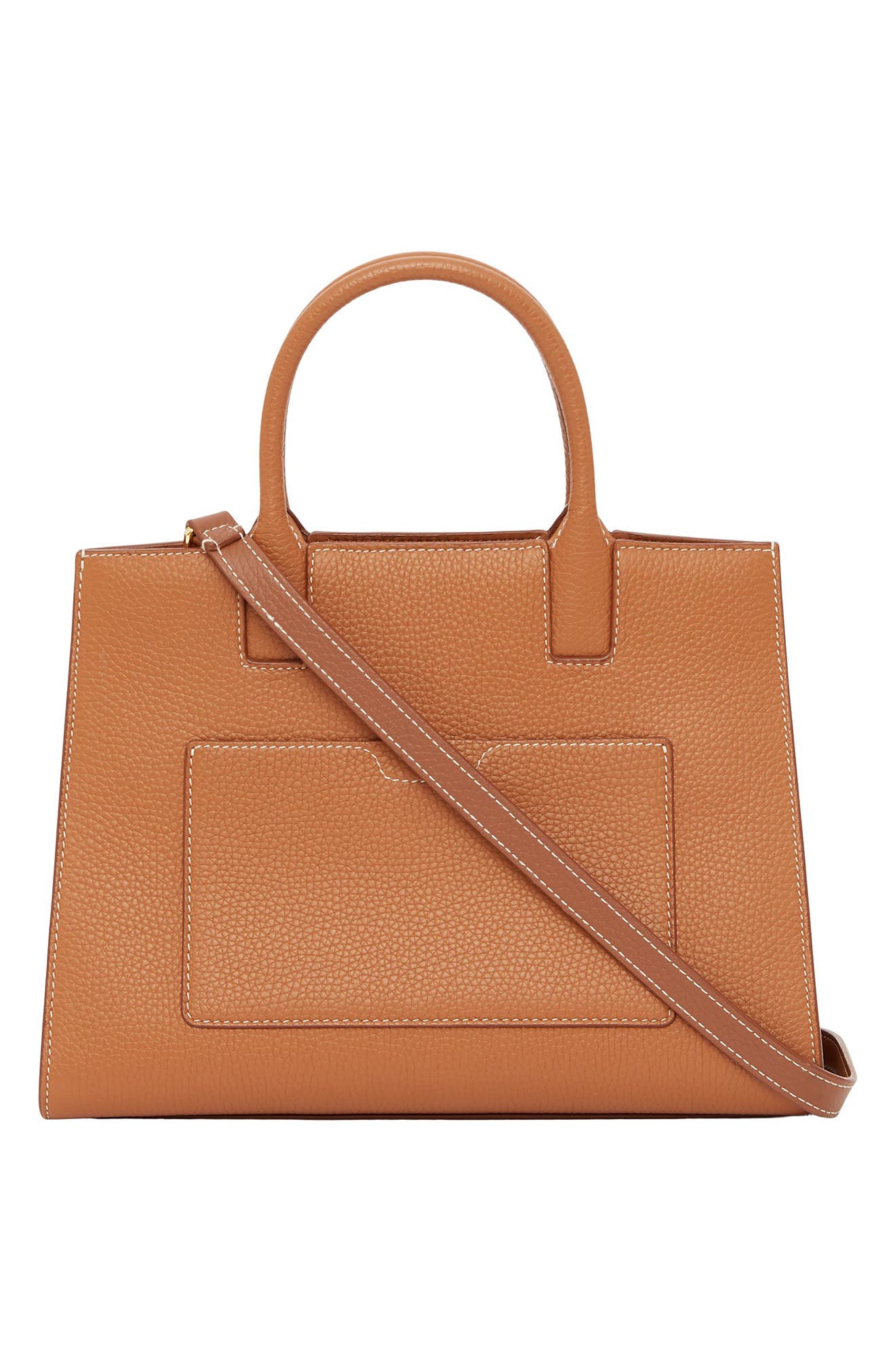 Burberry Mini TB Leather Tote, Alternate, color, 