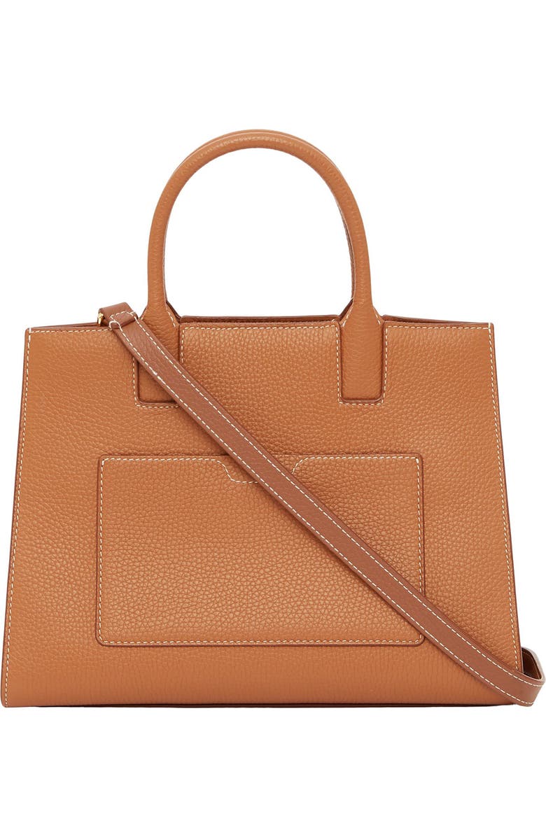 Burberry Mini TB Leather Tote, Alternate, color,