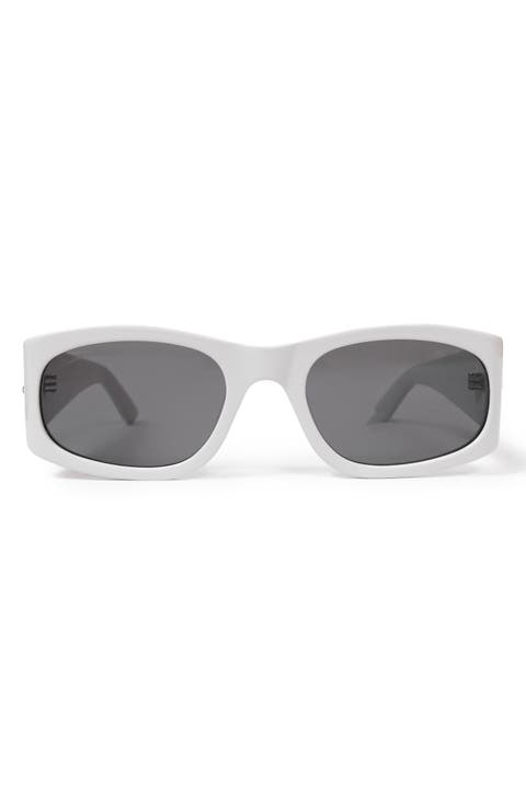 x Akila Eazy 55mm Rectangular Sunglasses
