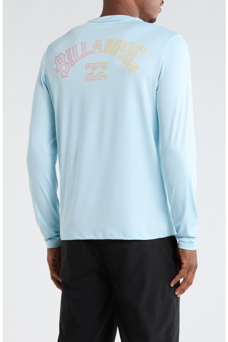 Arch Wave Long Sleeve T-Shirt, Alternate, color, CORYDALIS BLUE