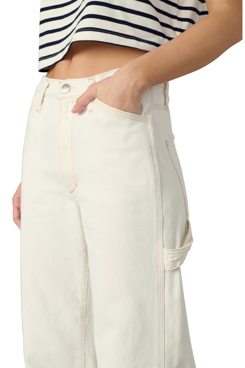 The Baggy Carpenter Jeans, Alternate, color, MILK