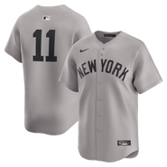 Nike Men's Nike Anthony Volpe Gray New York Yankees Road Limited Player Jersey