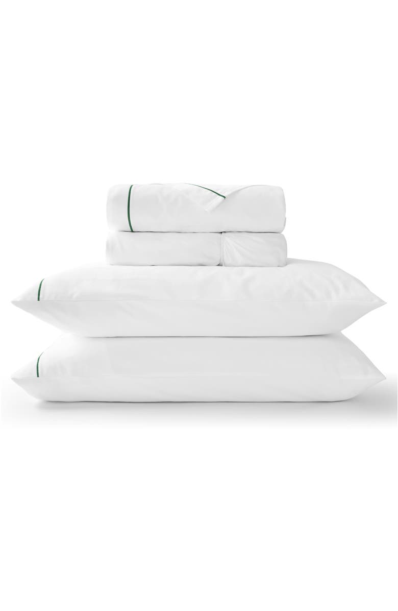 CHRISTY Premium Luxury Sateen Cotton Sheet Set Bundles, Main, color, Green