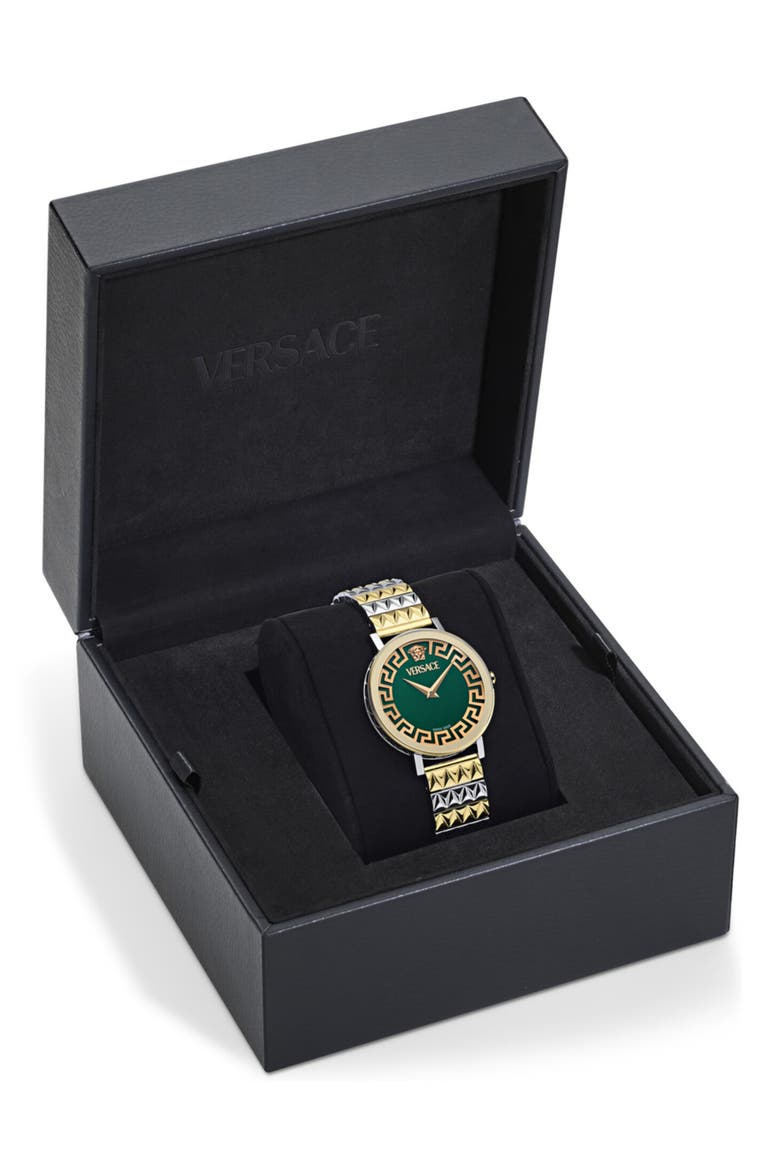 Daedalus Two Tone Bracelet Watch, 35mm, Alternate, color, TWO TONE