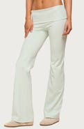 EDIKTED Oriane Foldover Flare Leggings