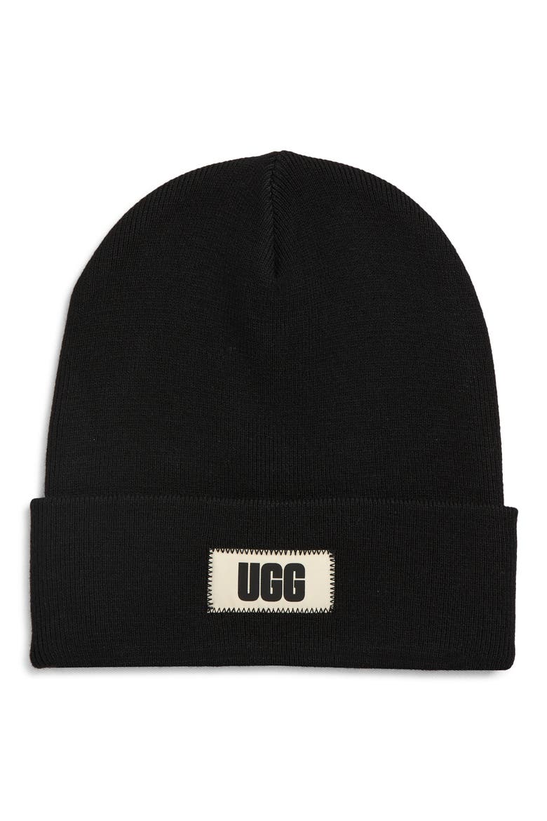 High Crown Beanie, Main, color, BLACK II