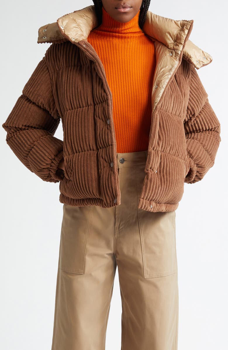 Moncler Daos Corduroy Down Jacket | Nordstrom