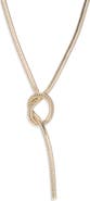 Panacea Snake Chain Knot Y-Necklace