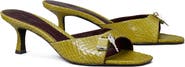 Tory Burch Lock Kitten Heel Sandal
