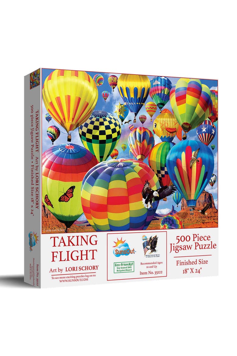 Taking Flight 500 piece Jigsaw Puzzle for Adults, Main, color, Multicolor