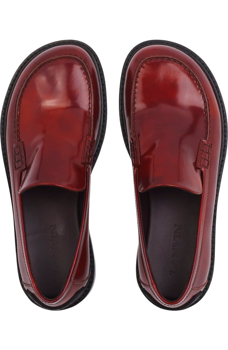 Lanvin SPINTO LOAFERS IN SMOOTH LEATHER, Alternate, color,