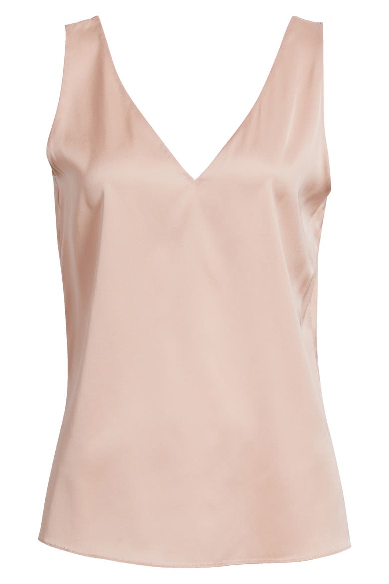 Sailor Stretch Silk Shell, Alternate, color, BALLERINA PINK