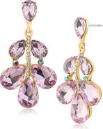 JARDIN Crystal Drop Statement Earrings