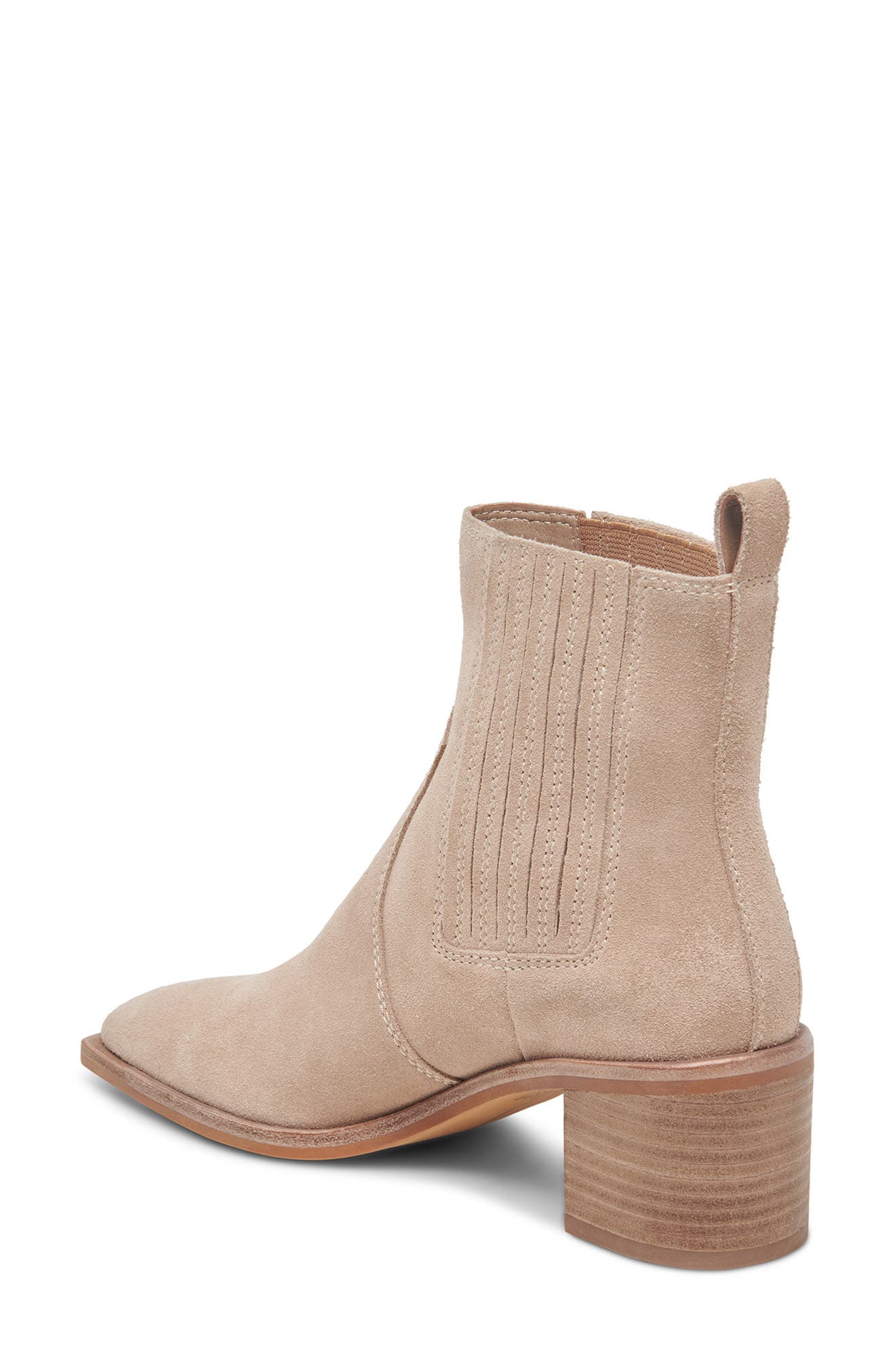 Irnie Block Heel Chelsea Boot, Alternate, color, TAUPE SUEDE