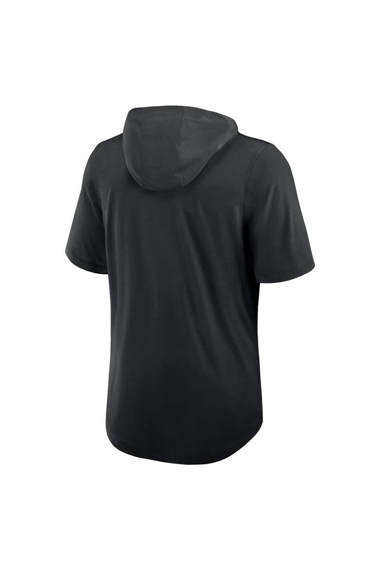 Men's Nike Black Jacksonville Jaguars Lockup Tri-Blend Hoodie T-Shirt, Alternate, color, Black