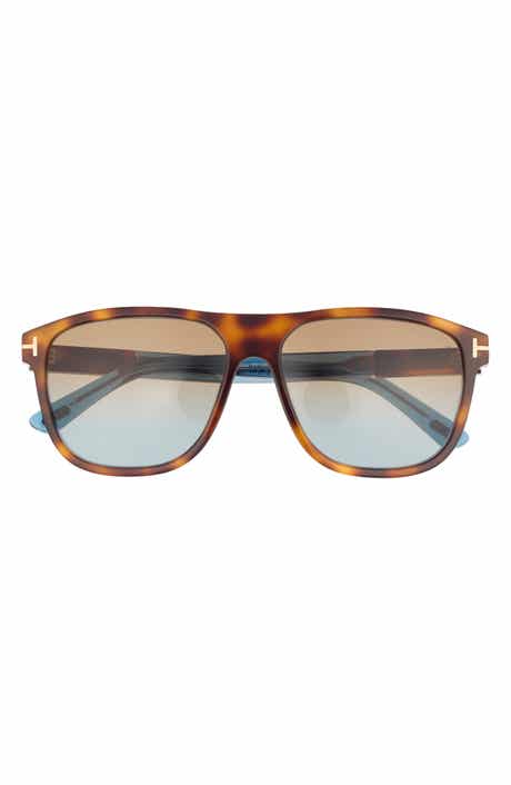 TOM FORD 58mm Square Sunglasses