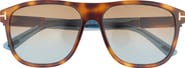 TOM FORD 58mm Square Sunglasses