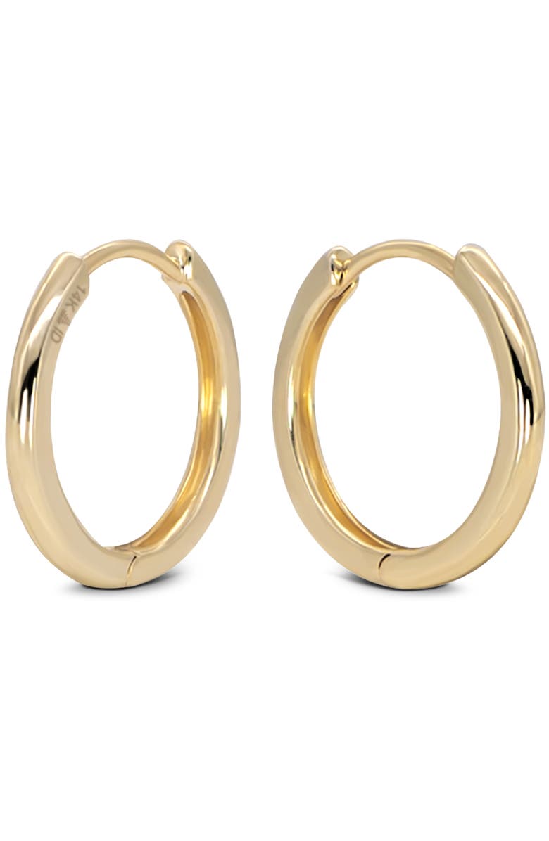 DEVATA 16mm Hoop Earrings in 14K Gold, Alternate, color, Yellow Gold