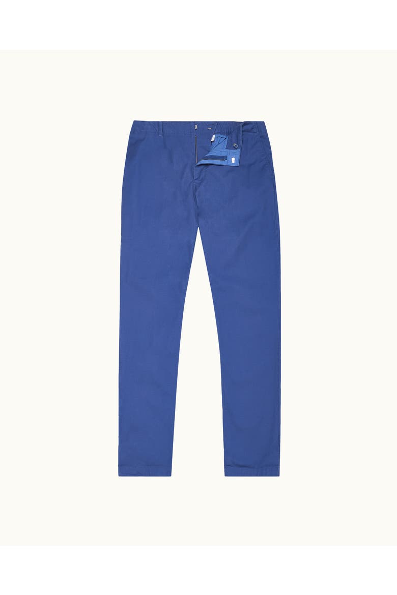 Ray Relaxed Tailored Fit Twill Trousers, Alternate, color, NIGHTFALL BLUE