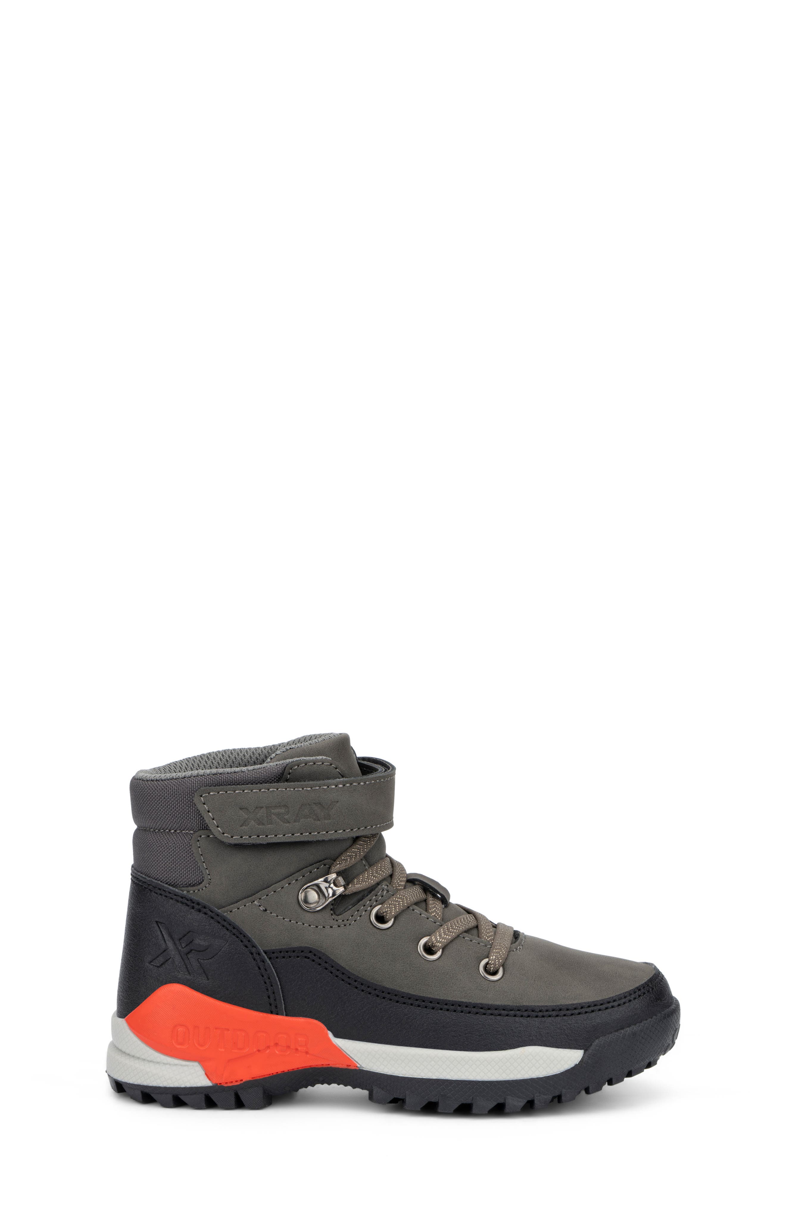 Kids' Matty Lace-up Outdoor Boot, Alternate, color, GREY