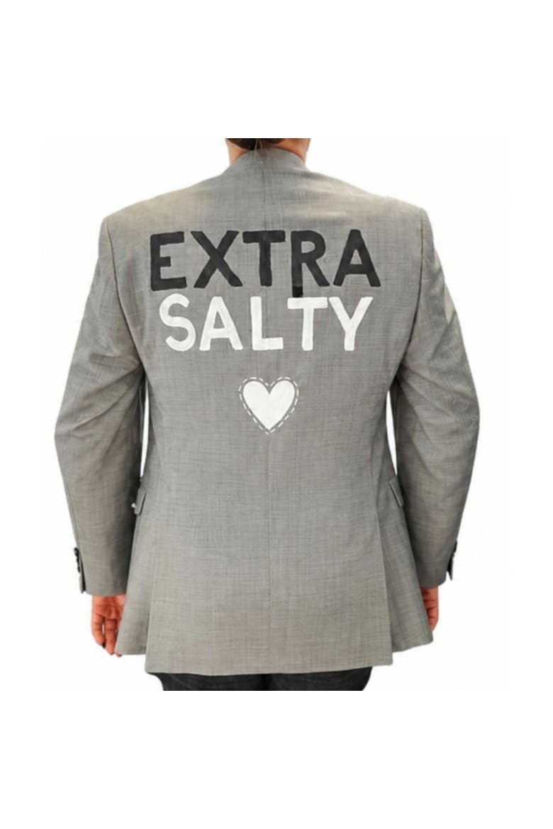 Extra Salty Grey Blazer, Main, color, grey