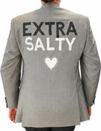 The Divine Rebel Collective Extra Salty Grey Blazer
