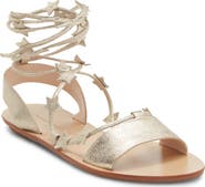 Loeffler Randall Starla Leather Ankle Wrap Sandal