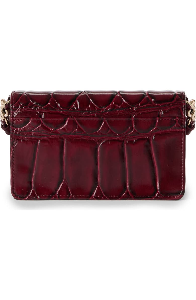 Brahmin Minuette Croc Embossed Leather Crossbody Bag, Alternate, color,