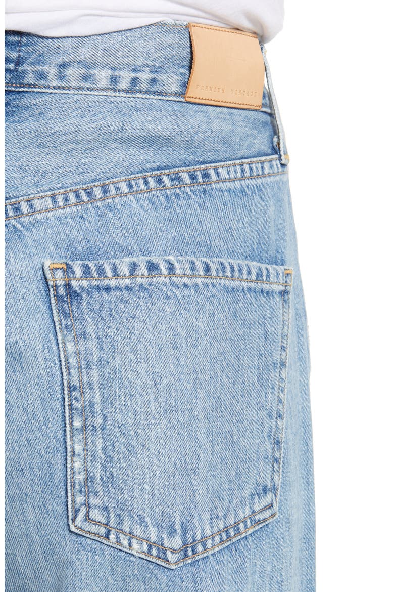 Sacha High Waist Crop Wide Leg Jeans, Alternate, color, TULAROSA