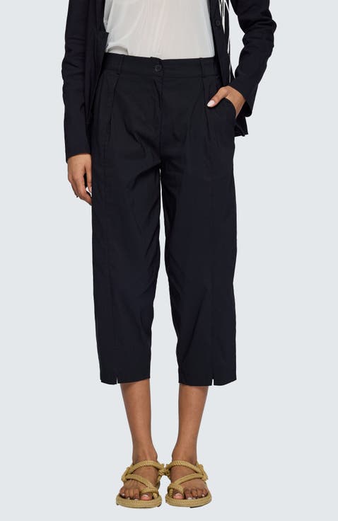 Elara Stretch Linen Cotton Blended Pants