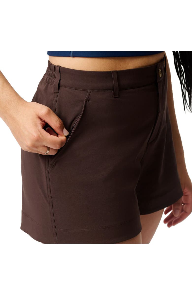 Hikerkind Trail Short - Women's, Alternate, color, Garnet