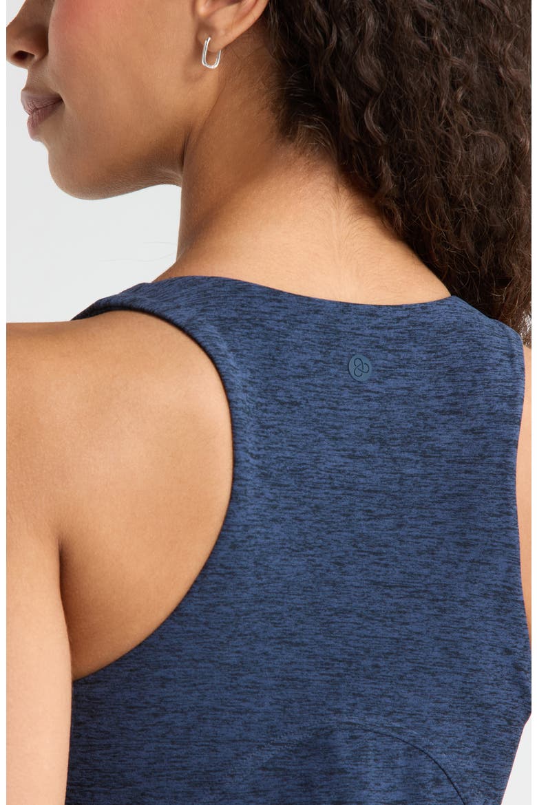 Renew Mélange Midi Tank Dress, Alternate, color, NAVY SAPPHIRE MELANGE