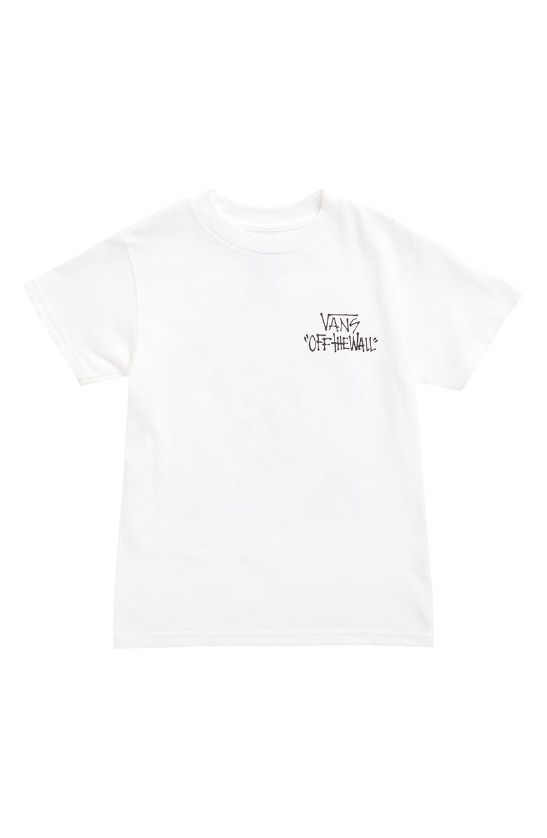 Vans Kids' Stomper Graphic T-Shirt, Main, color, White