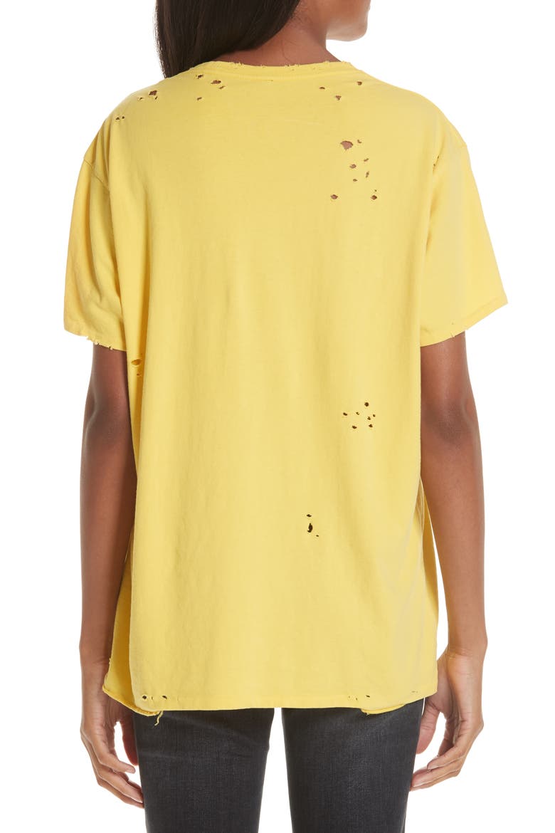 Sonic Youth Print Tee, Alternate, color, YELLOW